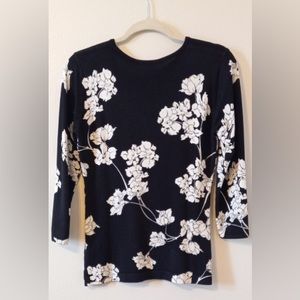 Long sleeve floral shirt